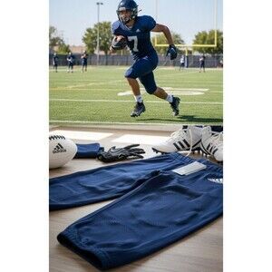 NWT Adidas Youth Press Coverage 2.0 Football Pants - Navy Blue - Size- Youth L